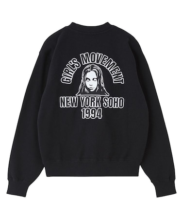 ARCH LOGO AND FACE PATCH SWEATSHIRT