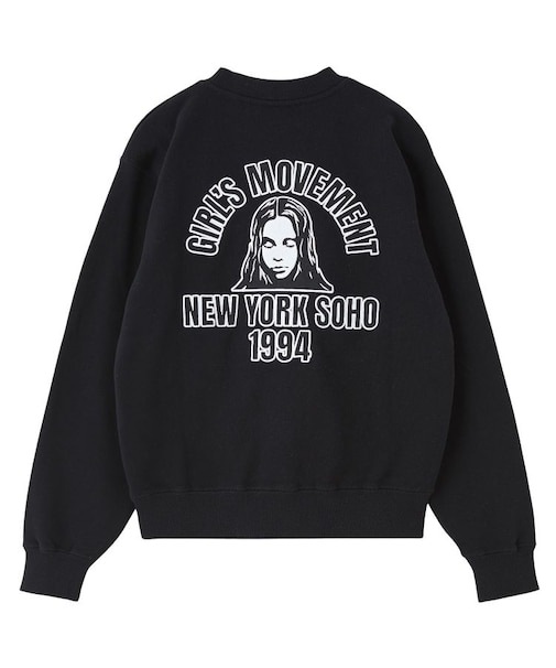 ARCH LOGO AND FACE PATCH SWEATSHIRT