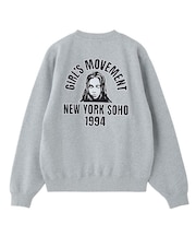 ARCH LOGO AND FACE PATCH SWEATSHIRT