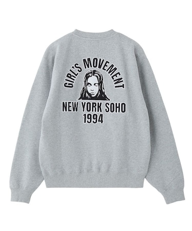 ARCH LOGO AND FACE PATCH SWEATSHIRT