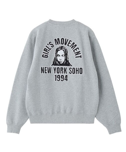 ARCH LOGO AND FACE PATCH SWEATSHIRT