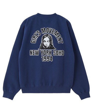 ARCH LOGO AND FACE PATCH SWEATSHIRT