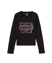 STAR AND LOGO L/S BABY TEE
