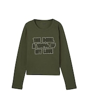 STAR AND LOGO L/S BABY TEE