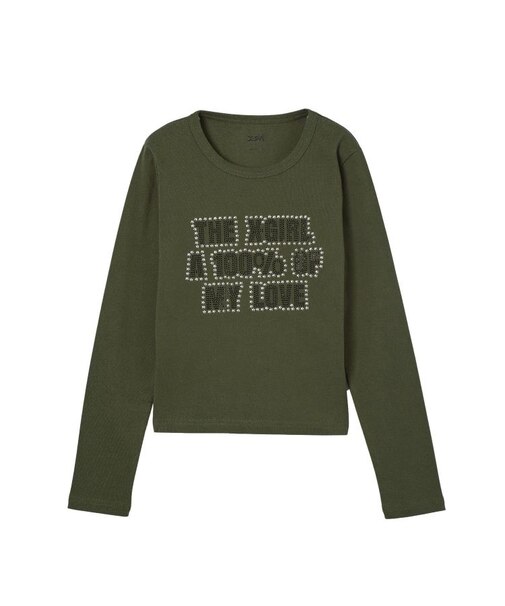 STAR AND LOGO L/S BABY TEE