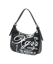 FAUX LEATHER FACE HANDBAG