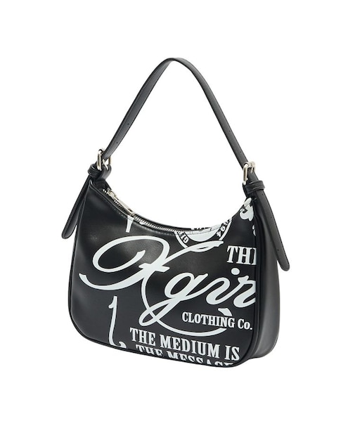 FAUX LEATHER FACE HANDBAG