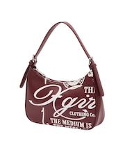 FAUX LEATHER FACE HANDBAG