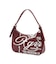 FAUX LEATHER FACE HANDBAG