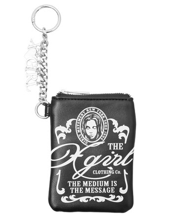 FAUX LEATHER FACE COIN CASE