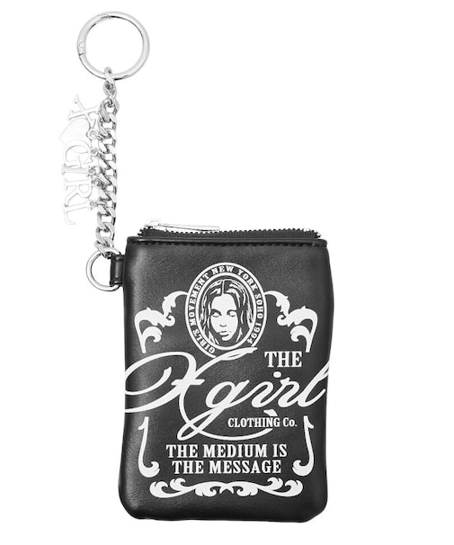 FAUX LEATHER FACE COIN CASE