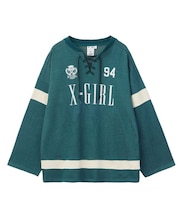 LACED UP FOOTBALL L/S TOP