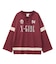 LACED UP FOOTBALL L/S TOP