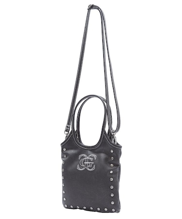 XG EMBLEM STUDDED 2WAY MINI BAG
