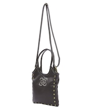 XG EMBLEM STUDDED 2WAY MINI BAG