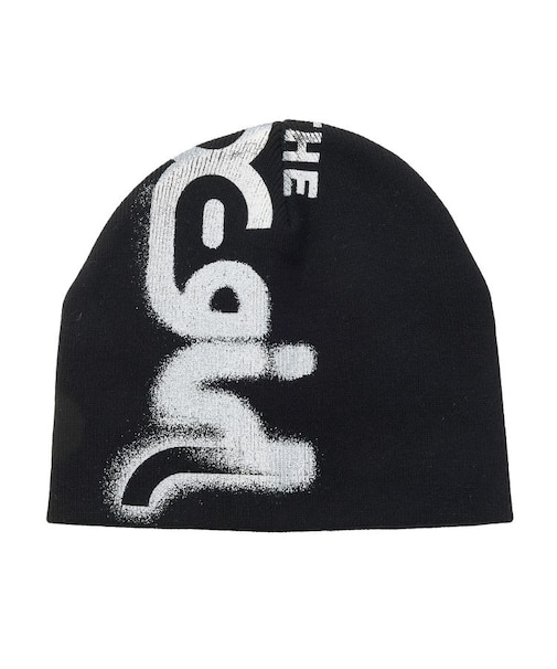HEAVY DISTRESSED LOGO BEANIE