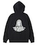 BRUSHED COLLAGE GRAPHIC FACE PATCH ZIP UP SWEAT HOODIE