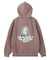 BRUSHED COLLAGE GRAPHIC FACE PATCH ZIP UP SWEAT HOODIE