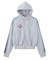 LOGO PATCHED ZIP UP JERSEY COMPACT HOODIE