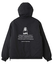 FACE EMBROIDERED PATCH REVERSIBLE JACKET