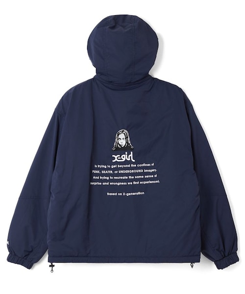 FACE EMBROIDERED PATCH REVERSIBLE JACKET｜エックスガールの通販