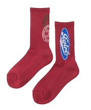 MIX LOGO JACQUARD RIB SOCKS