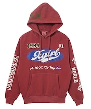 FADED MIX LOGO SWEAT HOODIE
