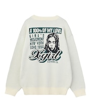 FACE BACK JACQUARD KNIT TOP