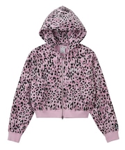 ALL OVER PRINT COMPACT ZIP UP SWEAT HOODIE