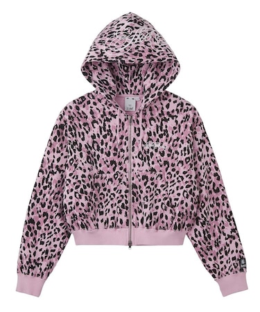 ALL OVER PRINT COMPACT ZIP UP SWEAT HOODIE