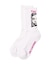THE X-GIRL LOGO AND FACE JACQUARD RIB SOCKS