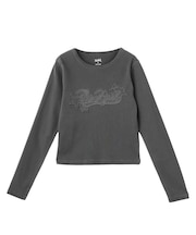 STAR LOGO PATCH FADED L/S COMPACT TOP