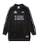 RHINESTONE LOGO VELOUR GAME SHIRT DRESS