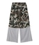 JERSEY MIX 2WAY WIDE LEG CARGO PANTS