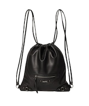 FAUX LEATHER UTILITY KNAPSACK