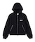 BACK LACE UP ZIP UP SWEAT HOODIE