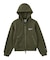 BACK LACE UP ZIP UP SWEAT HOODIE