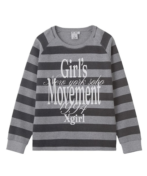 MIXED FONT THERMAL L/S TEE
