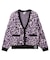 LEOPARD SHAGGY KNIT CARDIGAN