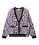 LEOPARD SHAGGY KNIT CARDIGAN