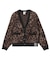 LEOPARD SHAGGY KNIT CARDIGAN