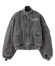 REVERSIBLE FADED MA-1 JACKET