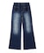 HEART POCKET FLARE DENIM PANTS