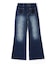 HEART POCKET FLARE DENIM PANTS