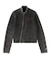 SLEEVE LOGO FADED ZIP UP KNIT TOP