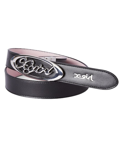 REVERSIBLE OVAL LOGO BUCKLE BELT