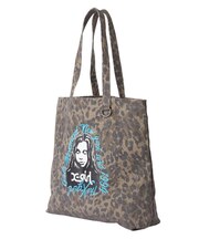 HAND DRAWN LOGO AND FACE TOTE BAG