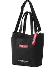 BAR AND UNDER LOGO BIG CANVAS BAG