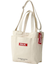 BAR AND UNDER LOGO BIG CANVAS BAG