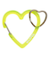 NEO NEON HEART CARABINER